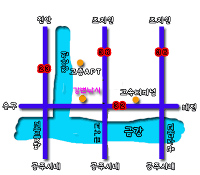 강변낚시 가는길..상세